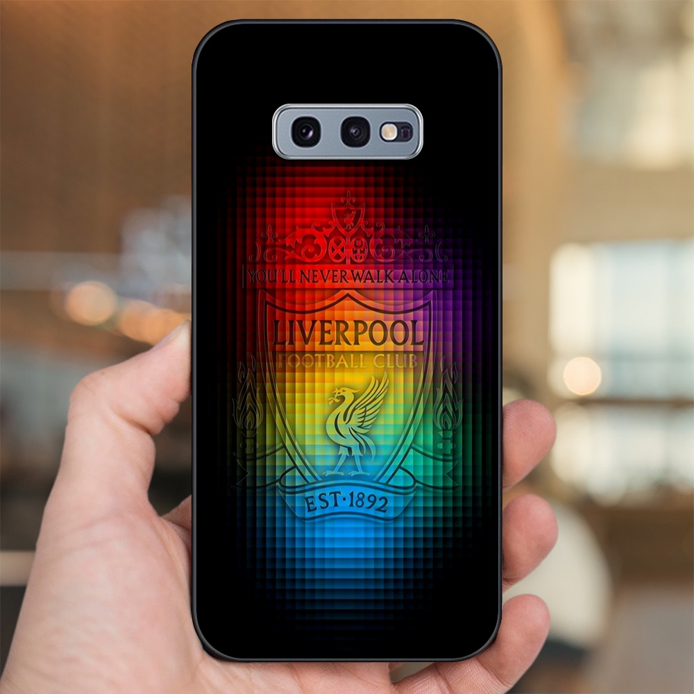 Ốp lưng Samsung S10e viền đen in hình Liverpool FC