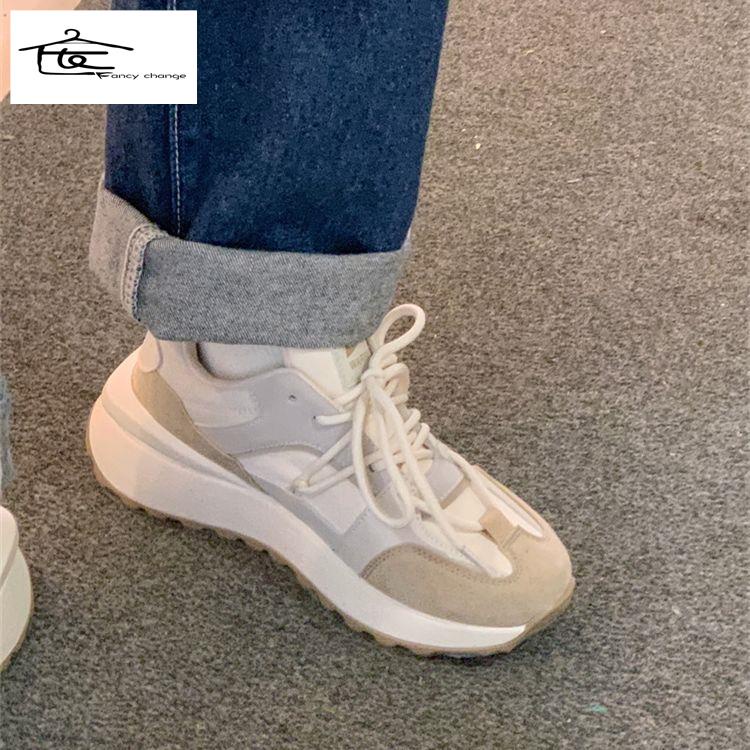 Giày Thể Thao Đế Mềm Dày Thời Trang Xuân Hè Cho Nữ