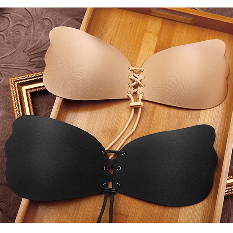 Áo ngực không dây Zxyouping bằng silicon thoải mái tiện dụng cho nữ