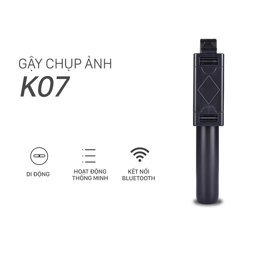 Gậy Chụp Ảnh Bluetooth Selfie Kèm Điều Khiển Từ Xa Remote, Gậy Tự Sướng 3 Chân Đa Năng - BẢO HÀNH ĐỔI MỚI