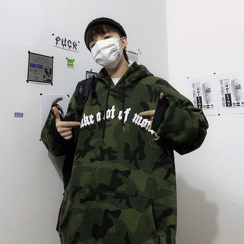 Áo hoodie dáng rộng phối họa tiết rằn ri xinh xắn dành cho nam và nữ | BigBuy360 - bigbuy360.vn