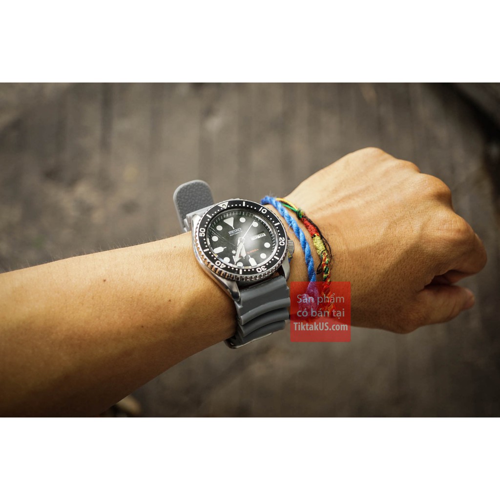[Đủ size-nhiều màu] Dây đồng hồ cao su Seiko 5 Sport automatic,SKX,Smart watch 18mm - 20mm - 22mm