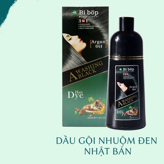 DẦU GỘI ĐEN TÓC PHỦ BẠC BIBOP NHẬT BẢN 500ML