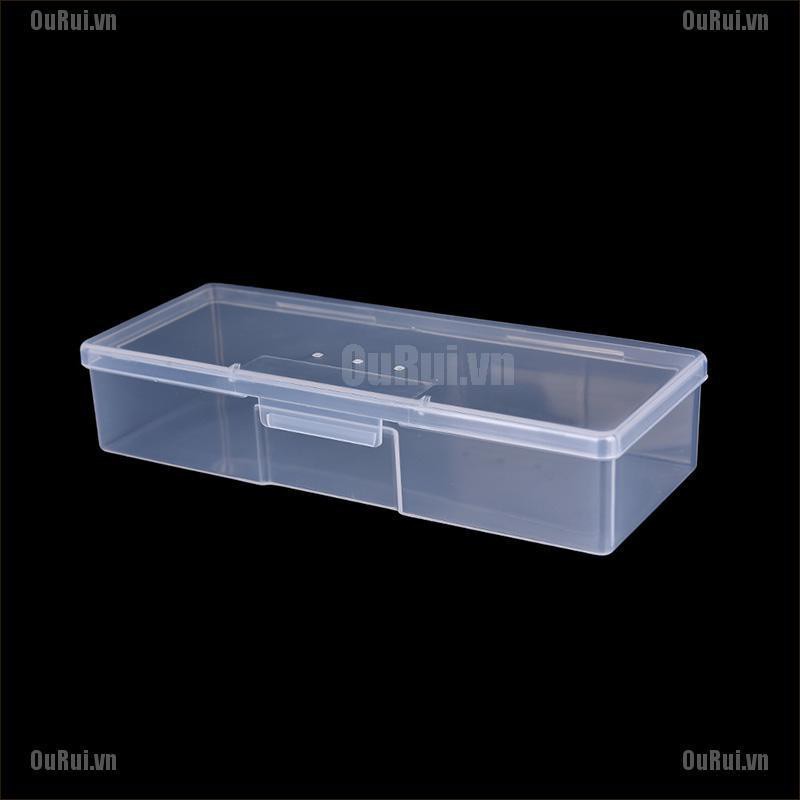 [Hàng mới về] Hộp nhựa rỗng đựng phụ kiện làm móng gọn gàng tiện dụng