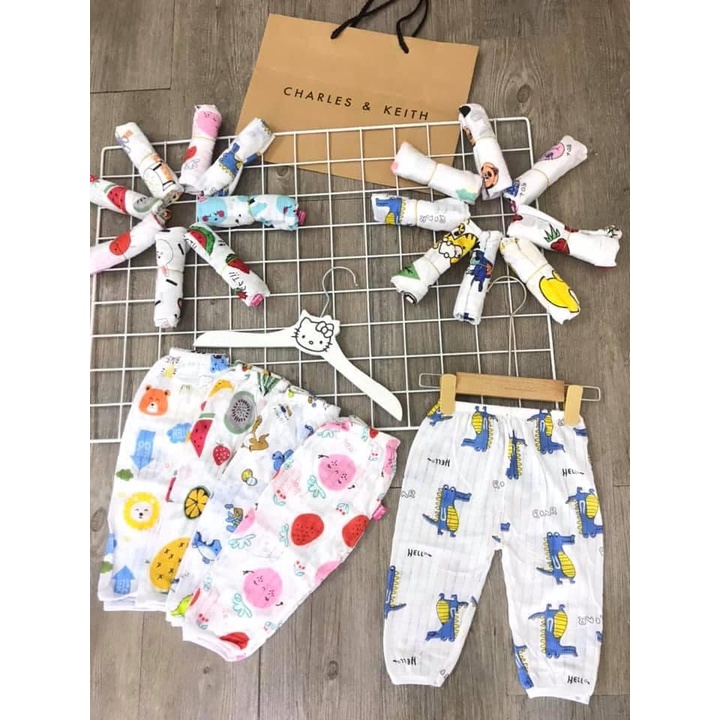 Quần chục dài cotton giấy từ 3-13kg (set 10 quần)