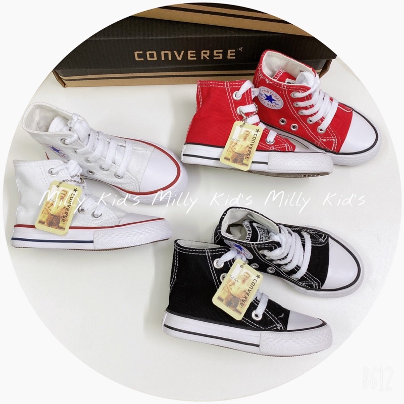 Giày Cho Bé Trai Bé Gái-Giày Converse Cao Cổ Cho Bé Trai Bé Gái