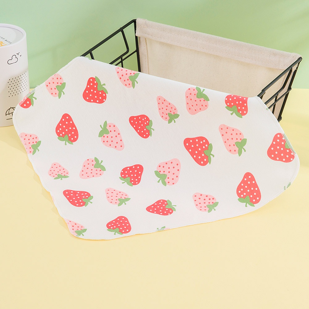 Set 5 Khăn Lau Mặt Vải Cotton Mềm Mại Dễ Thương Cho Bé