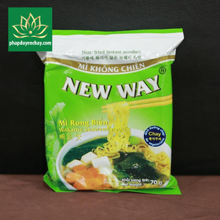 Thực Phẩm Chay - Mì New Way Không Chiên Vị Rong Biển, Gói 85gr