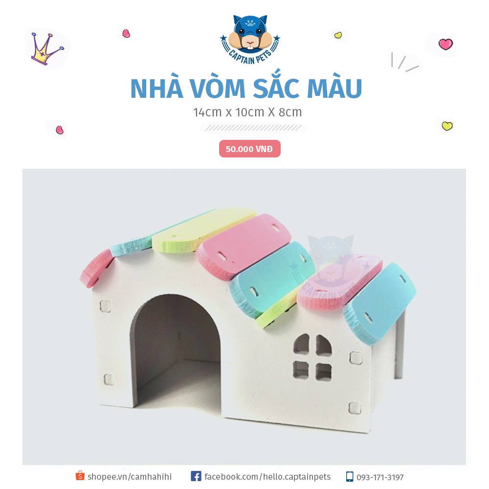 Đồ chơi Acrylic sắc màu cho Hamster