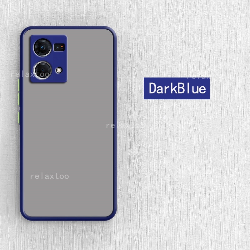 Ốp Điện Thoại Trong Suốt Mặt Nhám Chống Sốc Bảo Vệ Camera Cho OPPO Reno7 4G Reno 7 Z Pro SE 5G 4G