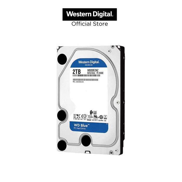 [Mã ELWD6 giảm 5% đơn 300K]Ổ cứng HDD WD Blue 2TB 3.5" SATA 3 - WD20EZAZ | WebRaoVat - webraovat.net.vn