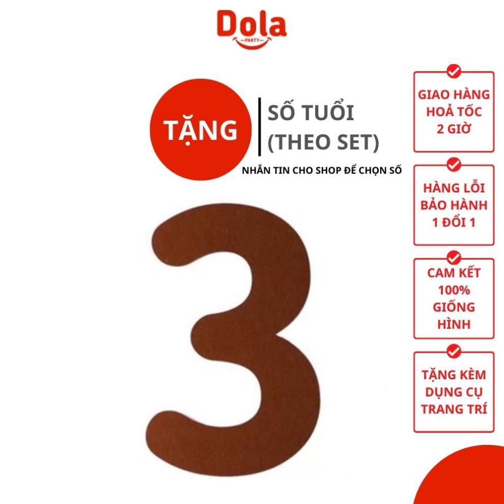 Set sinh nhật cho bé hàn quốc, trang trí sinh nhật bé trai, bé gái phong cách vintage đơn giản Dola Authentic
