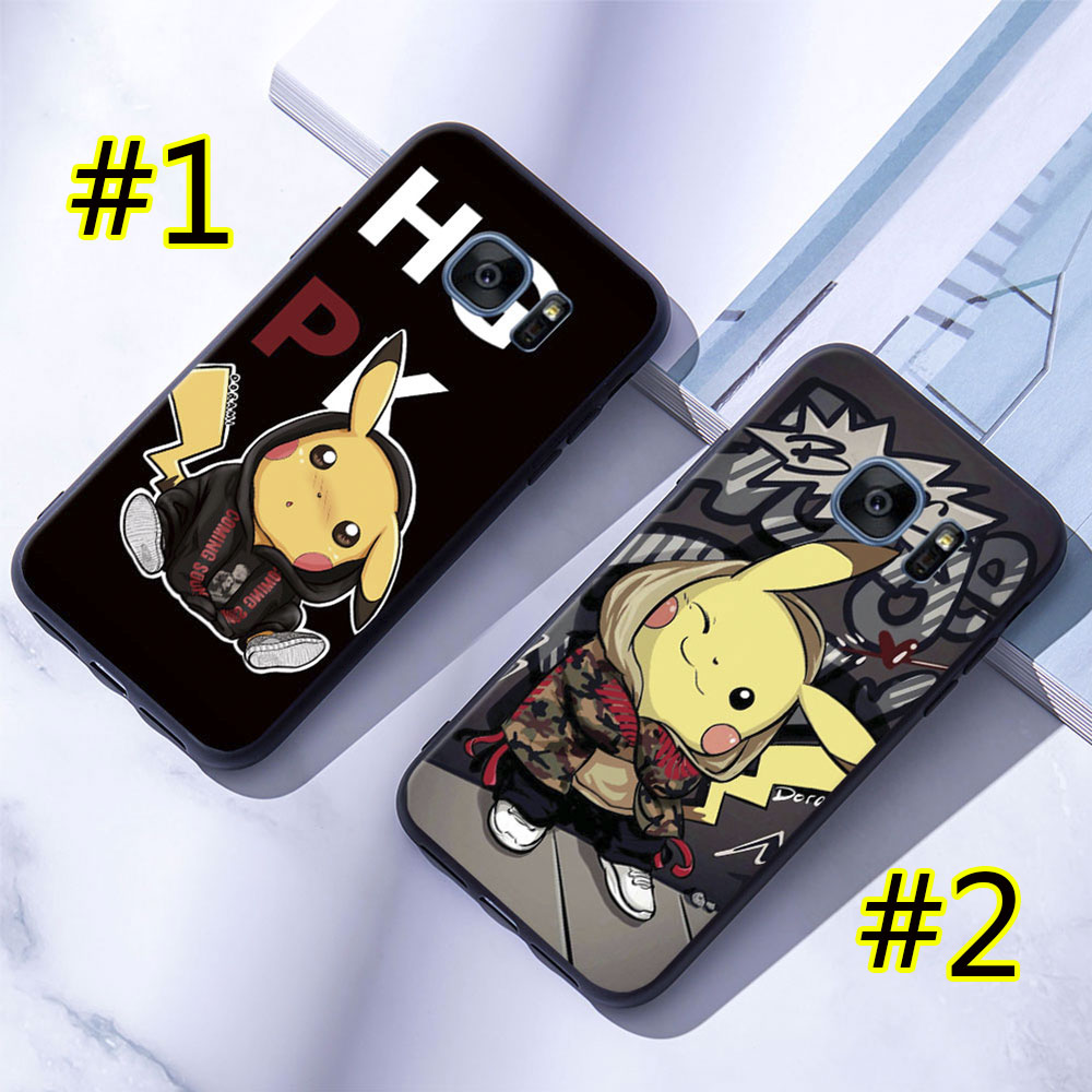 Ốp lưng samsung Pikachu Dễ Thương Cho Samsung Galaxy S7 Edge S8 S9 Plus