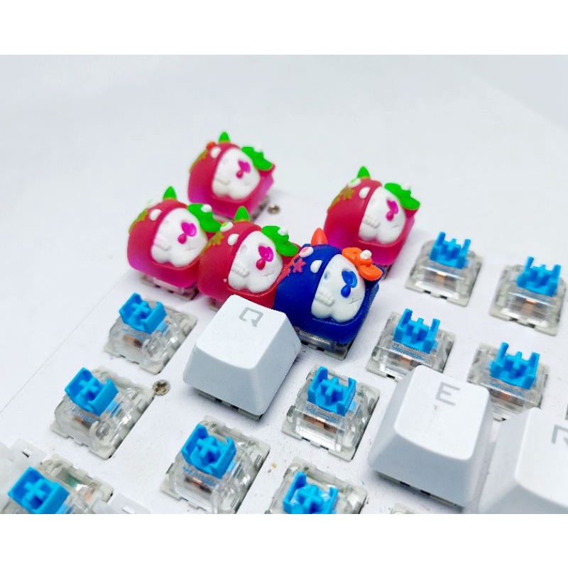 Keycap resin kitty Evil Clone trang trí bàn phím cơ gaming