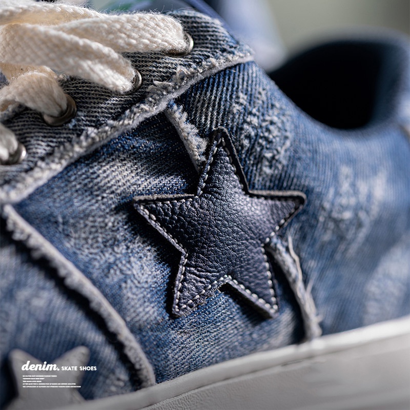 Maden Giày Thể Thao denim Thoáng Khí Thời Trang Mùa Hè 2022 Cho Nam