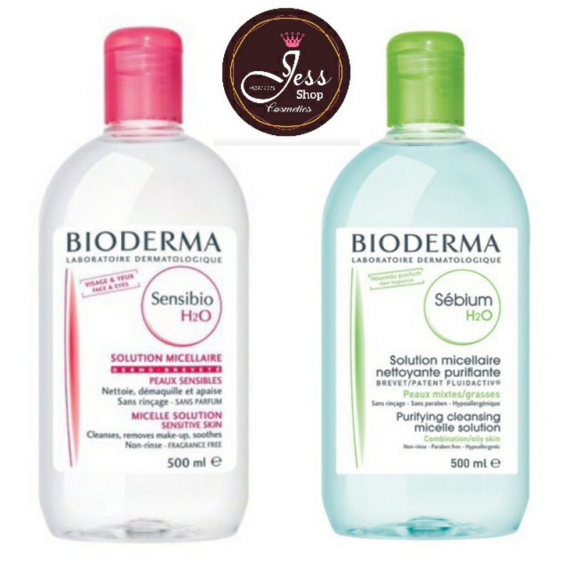 Nước Tẩy trang Bioderma Pháp 500ml, 250ml, 100ml chính hãng