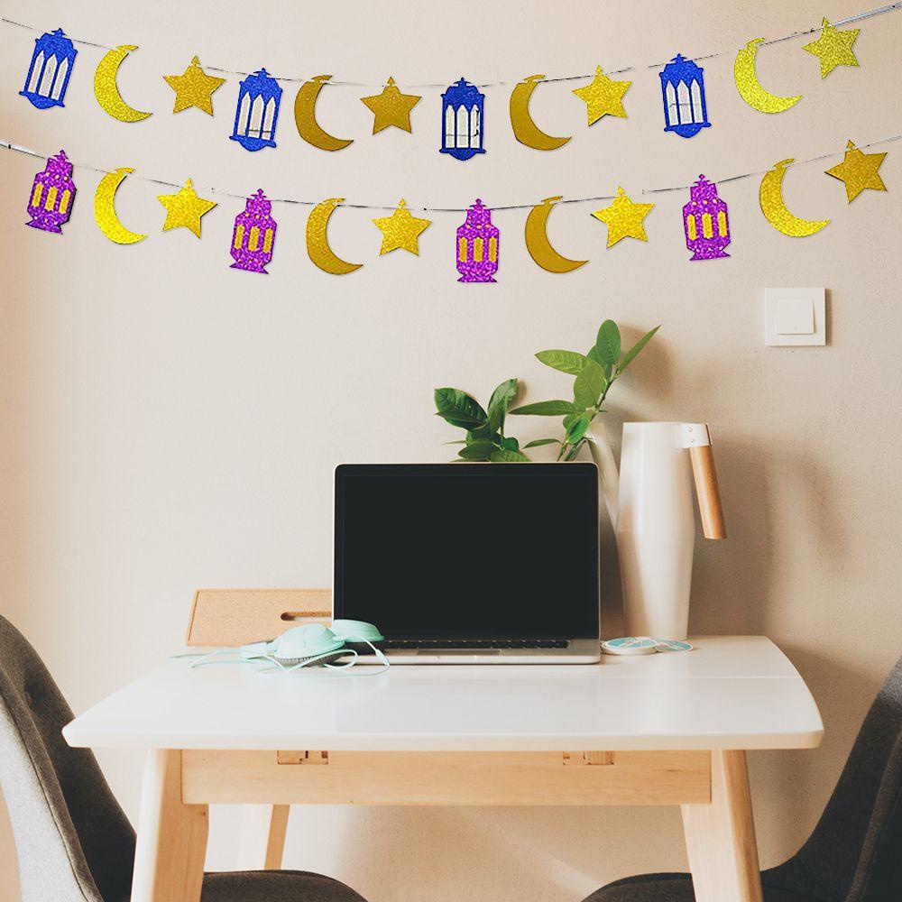 Banner Lễ Hội Eid Mubarak 1 Lễ Hội Eid al-Fitr Bằng Giấy Kareem