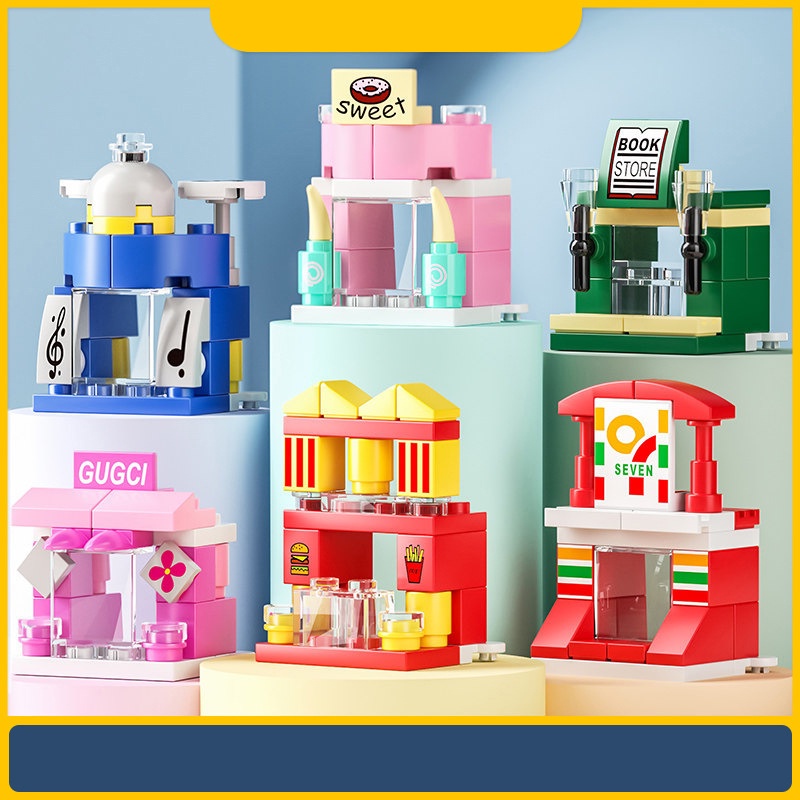 Đồ chơi lego lắp ráp hình máy bay tàu hỏa ô tô motor xe tăng người máy thông minh