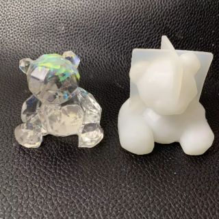 Khuôn silicone gấu