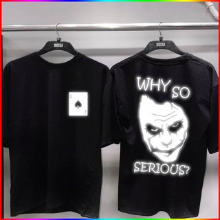Áo thun phản quang Joker Cotton 65/35 Form Rộng Unisex Nam Nữ | Xưởng áo thun giá sỉ