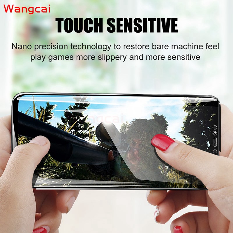Miếng Dán Cường Lực Mềm Mại Bảo Vệ Màn Hình Cho Samsung Galaxy S10 + S9 + S8 + Plus S10 S9 S8 Kính