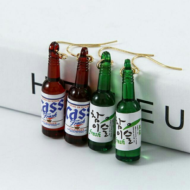 Khuyên tai rượu soju