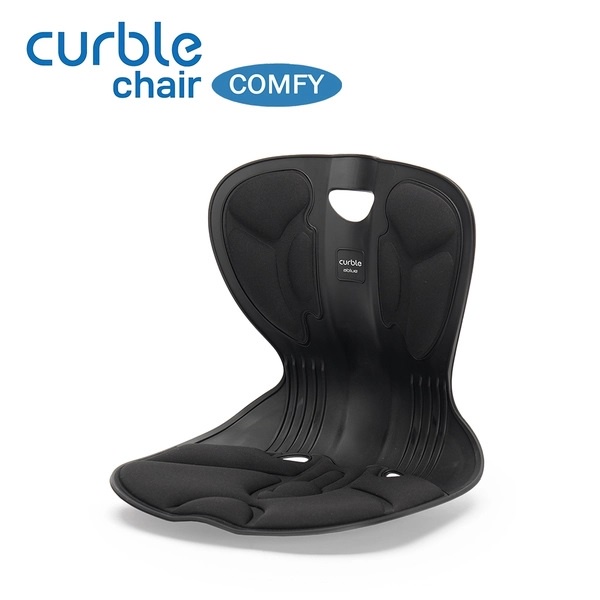 GHẾ CHỐNG GÙ CURBLE CHAIR COMFY - MADE IN KOREA/ Màu đen