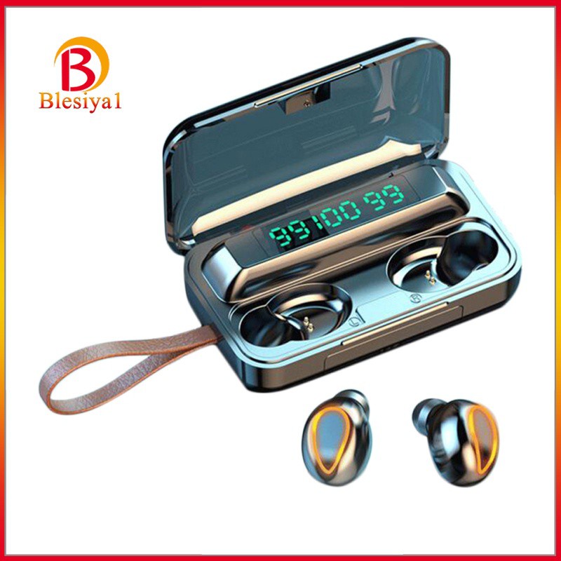 [BLESIYA1] Stylish Wireless Earbud with Microphone with Charging Box for Sports Cycling