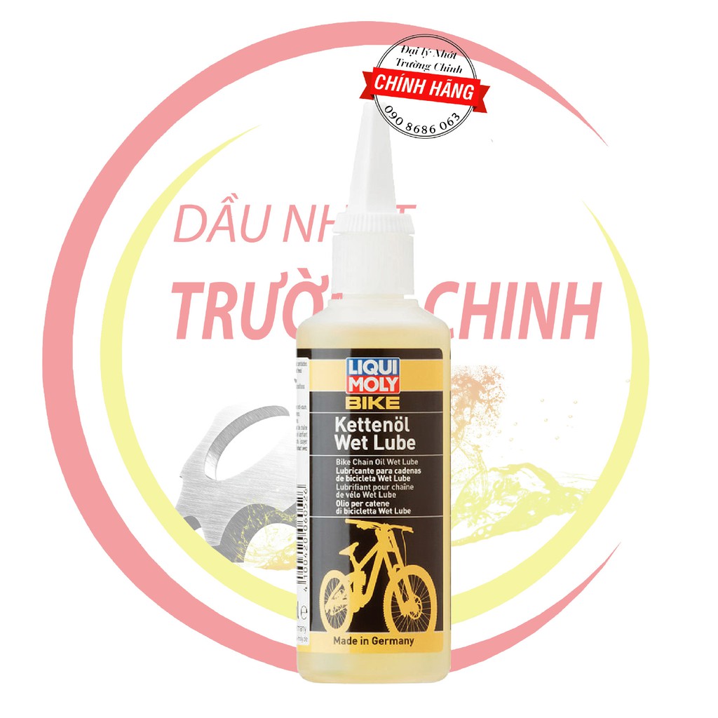 Dưỡng Sên Xe Đạp Dùng Khi Trời Mưa Ẩm Ướt Sương Liqui Moly Wet Lube 6052 100ml