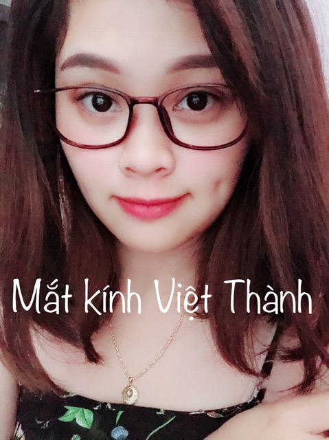 Gọng kính cận tròn dẻo bầu nhỏ nhận làm cận viễn loạn theo yêu cầu hot 2021