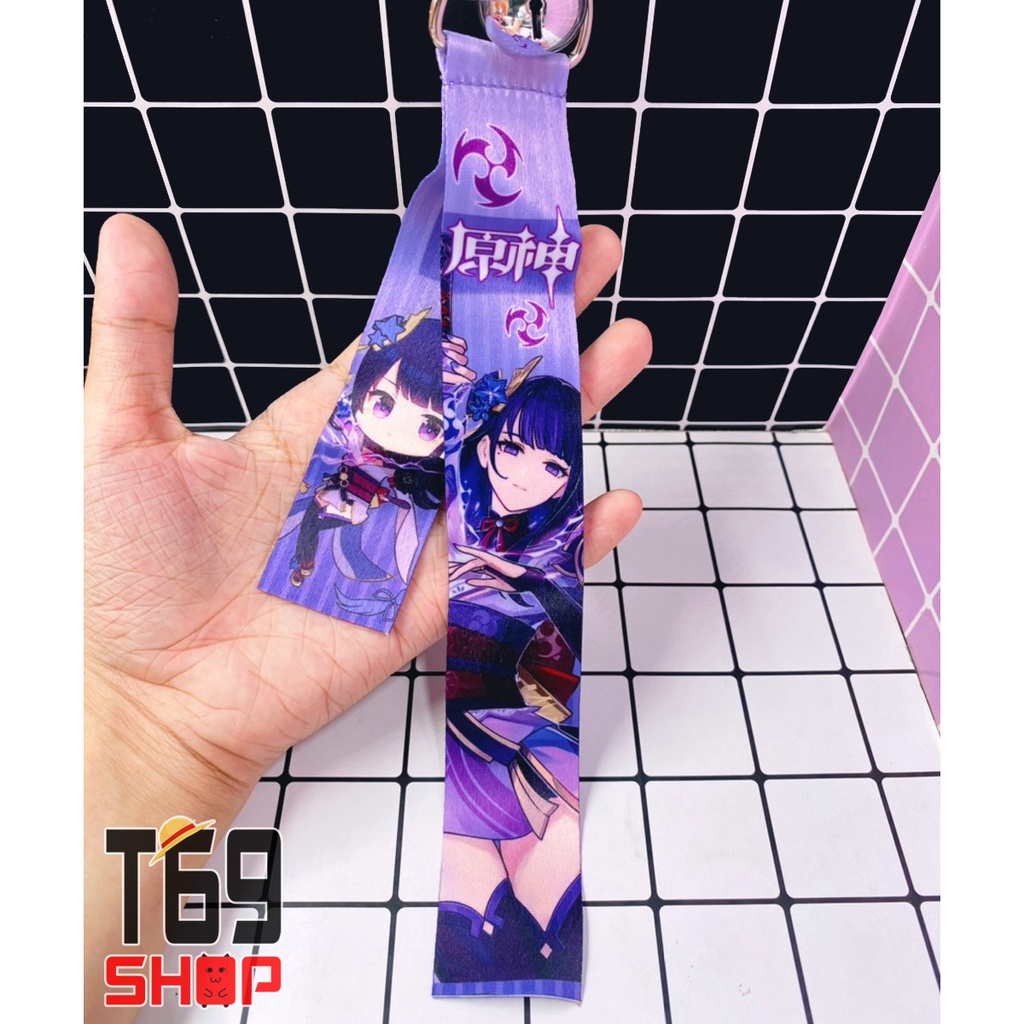 [41 mẫu] Móc khóa dây chuông game Genshin Impact