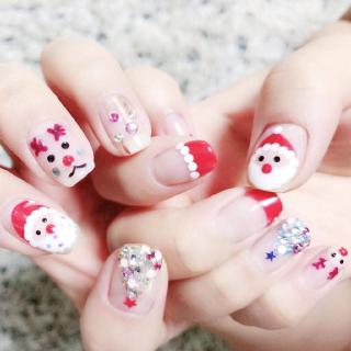 Set 14 miếng dán móng không thấm nước kiểu dáng dễ thương