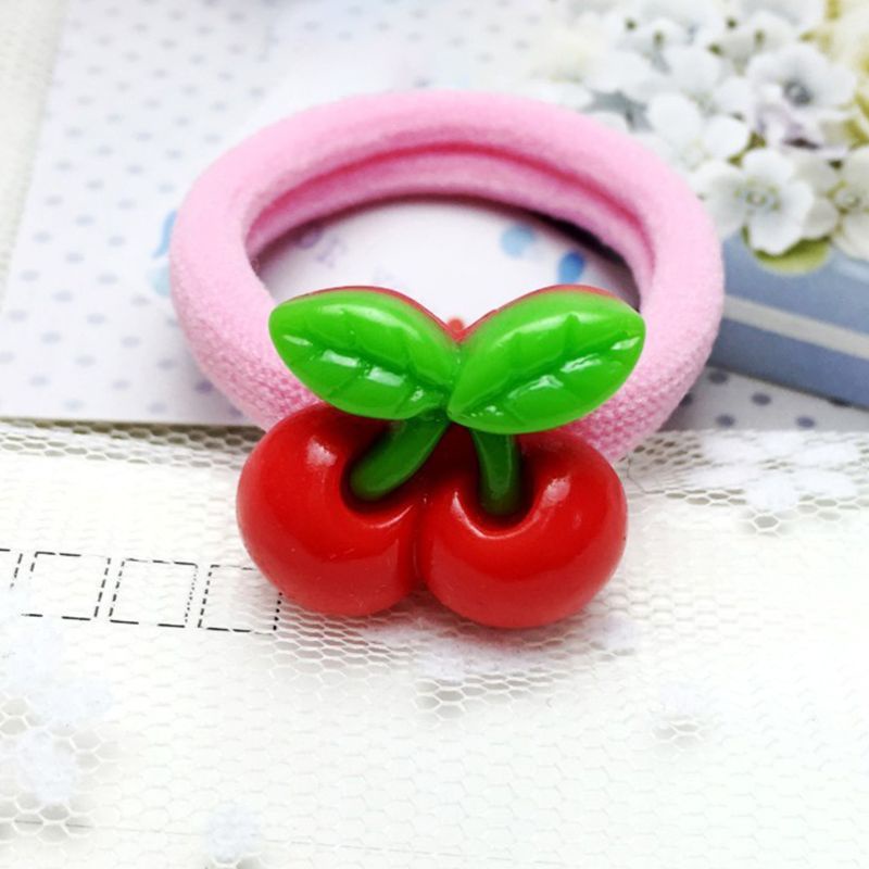 1 Dây Cao Su Đàn Hồi 4cm Nhiều Màu Sắc In Hình Trái Cây Hoạt Hình Cho Bé