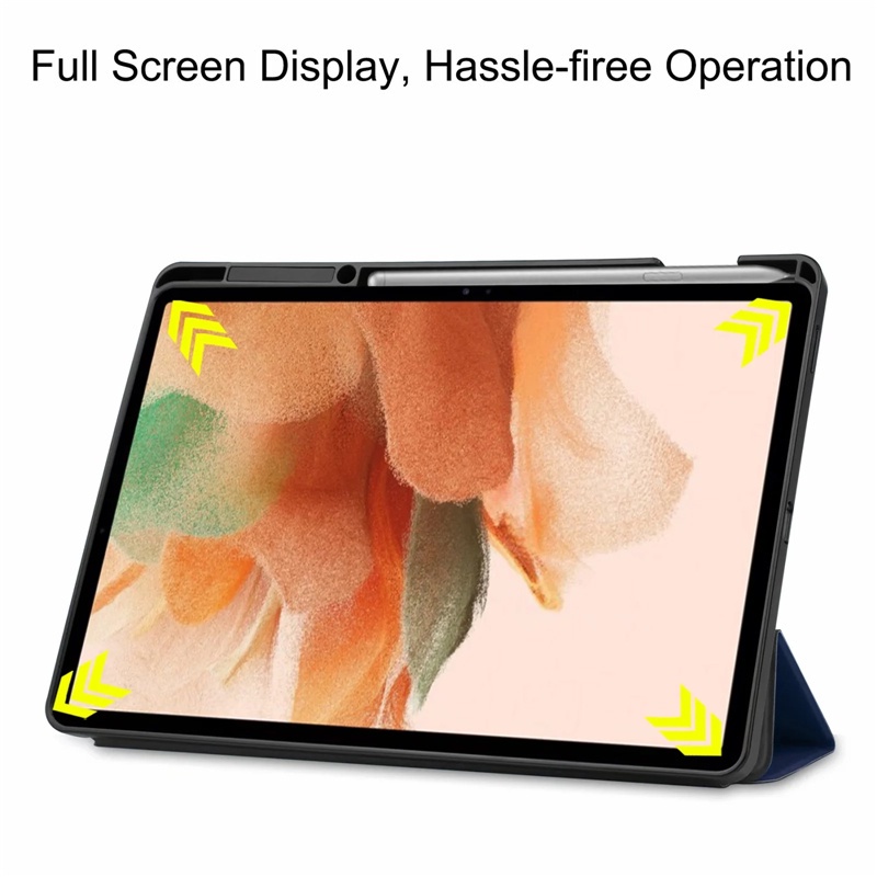 Ốp Máy Tính Bảng Tpu Từ Tính Tự Động Ngủ Thức Cho Samsung Galaxy Tab S7 Fe 2021 12.4inch Sm-T730 T736 Samsung Tab S7 Lite