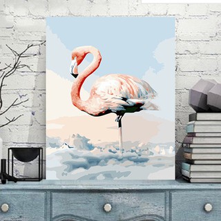 Tranh sơn dầu tự tô Hồng Hạc KT50*40