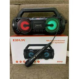 LOA BLUETOOTH KARAOKE BKK B98 - KÈM 1 MIC CÓ DÂY 20W