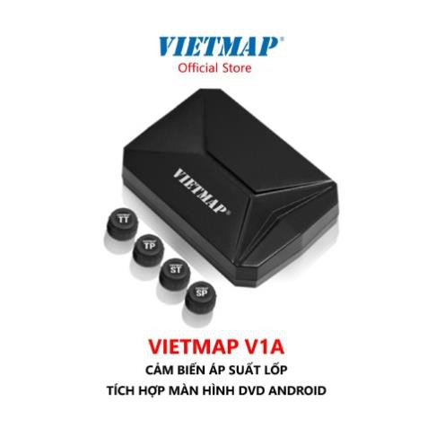 VIETMAP V1A - Bộ Thiết Bị Cảm Biến Áp Suất Lốp Tích Hợp DVD Android Dành Cho Ô tô - HÀNG CHÍNH HÃNG