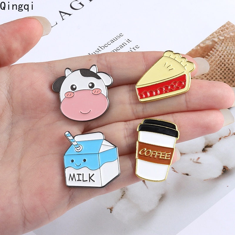 Ghim cài áo Miss Zoe hình đồ ăn hoạt hình đáng yêu