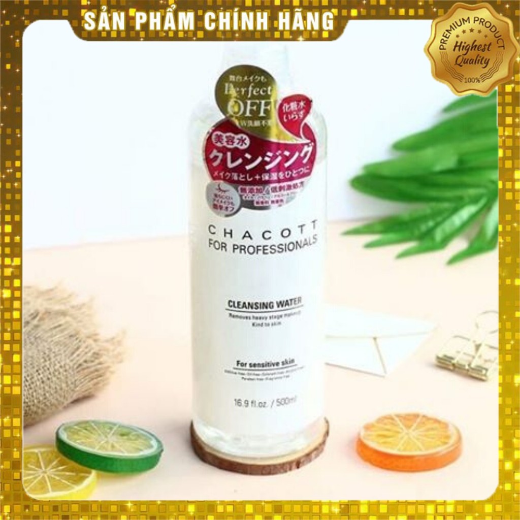 Nước tẩy trang Chacott For Professionals 500ml-dưỡng ẩm🌼da nhạy cảm và da mụn, cực kỳ dịu nhẹ và không gây kích ứng | BigBuy360 - bigbuy360.vn