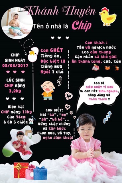 Set phụ kiện sinh nhật, thôi nôi bé gái