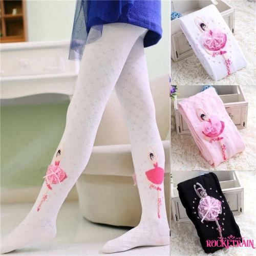 Quần tất cotton giữ ấm cho bé gái