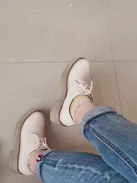 (Ảnh thật)Giày da bóng phong cách Anh đế cao 7cm | BigBuy360 - bigbuy360.vn