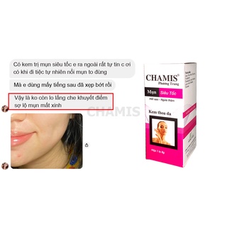 Kem giảm mụn siêu tốc, mờ thâm sẹo CHAMIS