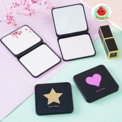 Bộ gương lược 2 mặt du lịch mini🍉Duashop🍉
