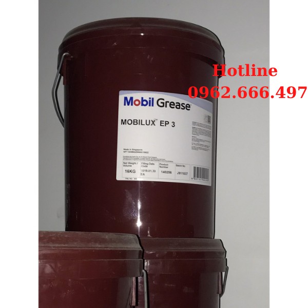 Mỡ công nghiệp Mobilux EP3 16kg - Dầu nhớt Mobil
