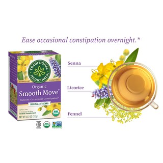 Trà nhuận tràng Organic Smooth Move