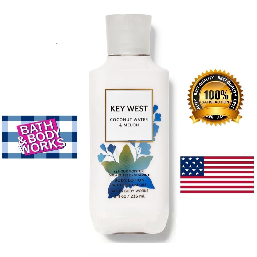 Sữa dưỡng thể Bath & Body Works Key West Coconut Water & Melon Lotion 236ml – 8 fl oz