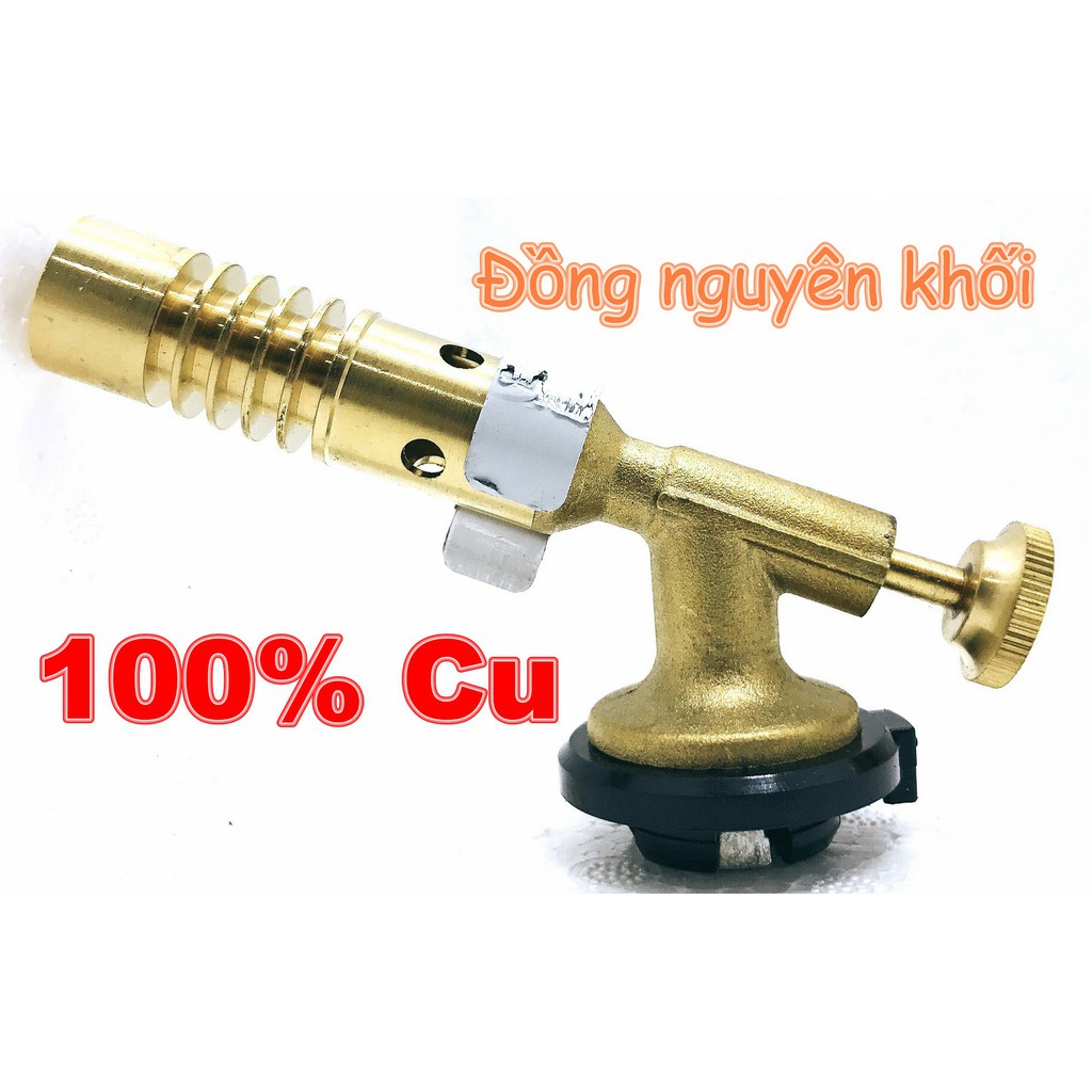 Đèn Khò Gas Đồng Nguyên Khối Cao Cấp