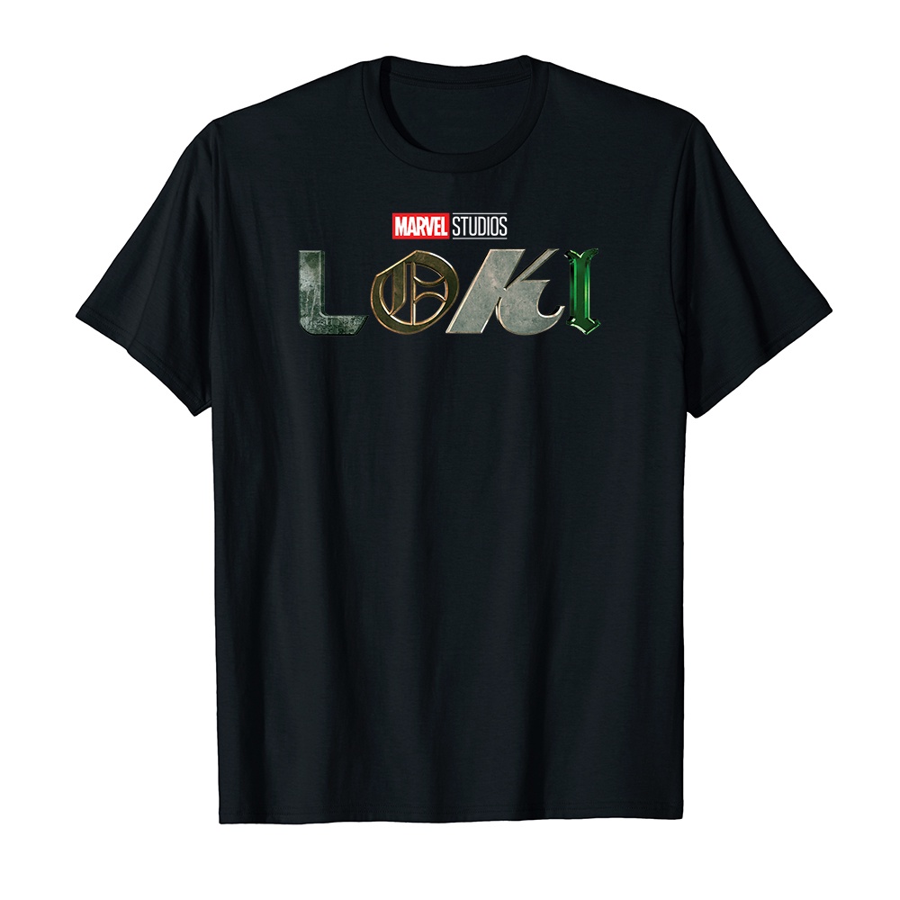 Áo thun cotton 100% From unisex HTFashion in hình Marvel Loki Logo-9022