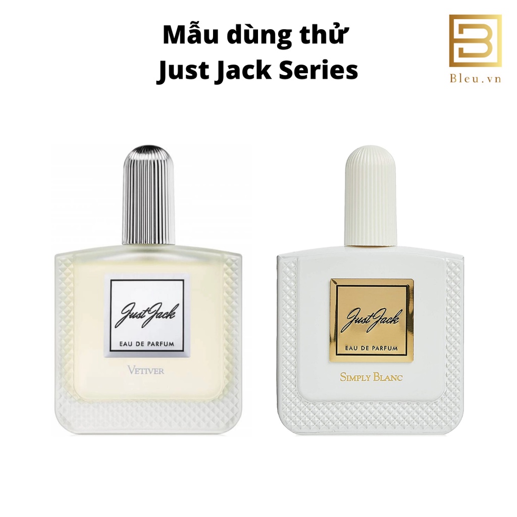 Nước hoa nam Just Jack Series Vetiver - Just Jack Series Simply Blanc